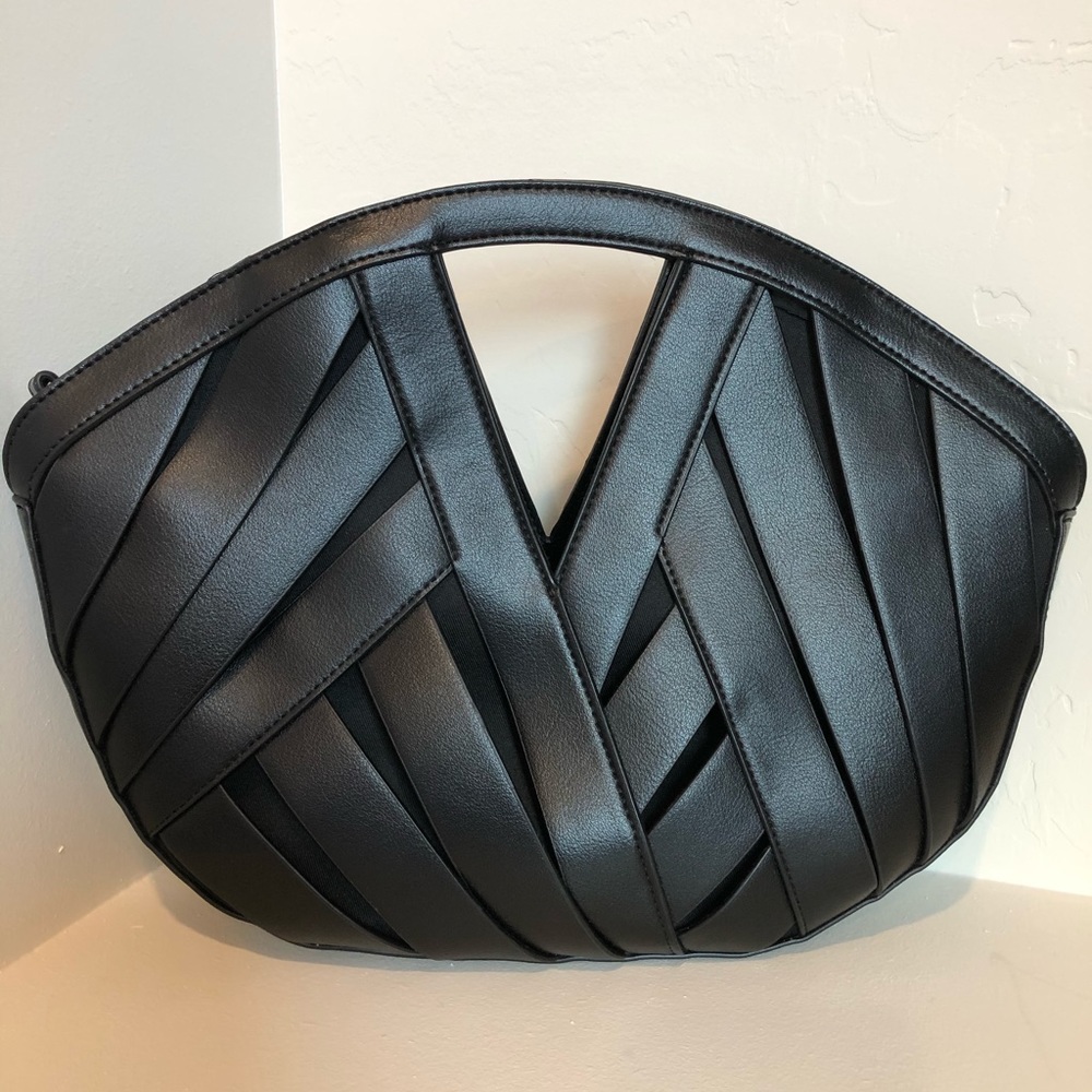 Black Leather Handbag
